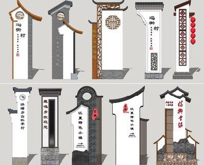 抚州美丽乡村标识标牌有哪些分类？