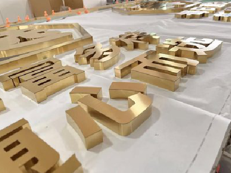 抚州拉丝不锈钢字的特点。